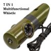 ABS 7-in-1 Multifunctional Survival Whistle