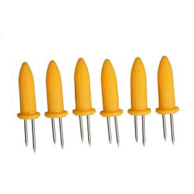 Stainless Steel Corn Baking Needle; 6pcs