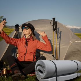 Memory Foam Camping Mattress - 75"x38"x4" Perfect for Outdoor Activities, RVs, Guest Rooms, and Dorms; Foldable, Portable