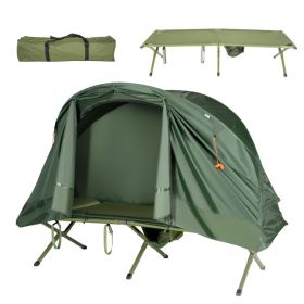 Tent and Elevated Cot Combo
