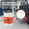 VEVOR Metal Drum Heater, 800 Watt 7.75 inch Width, Pail Heating Band for 5 Gallon Barrel, 86-302Fahrenheit Adjustable Thermostat
