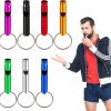 Aluminum Whistle With Keychain